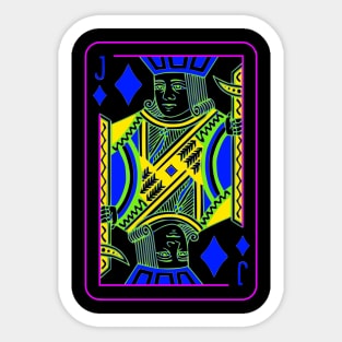 Jack of Diamonds Bright Mode Sticker